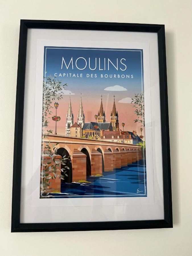 Le Cocon Moulinois, Proche Gare Avec Services By Primo C0Nciergerie Apartment Moulins  Ngoại thất bức ảnh